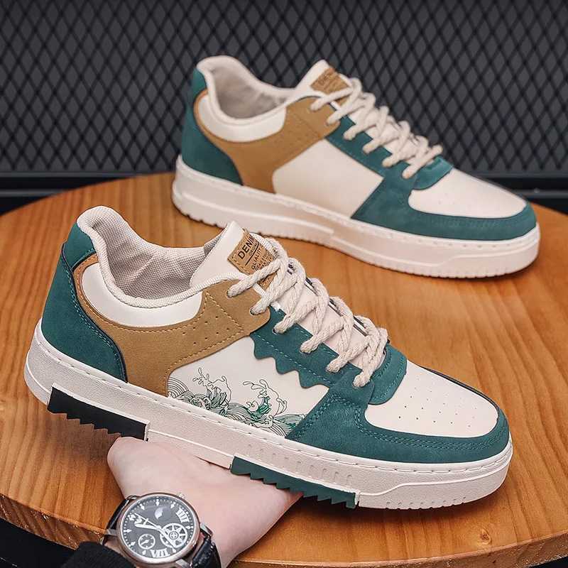 autumn new men casual shoes Outdoor Breathable Flat Fi LaceUp Sneakers Men Cfort Trendy Sports Shoes Y250225