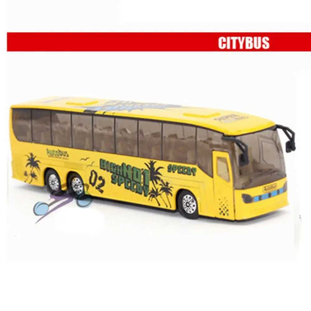 Hobbies Light and sic High Imitation Alloy Vehicle Model Extended Bus Toys Pull Back Free shipping