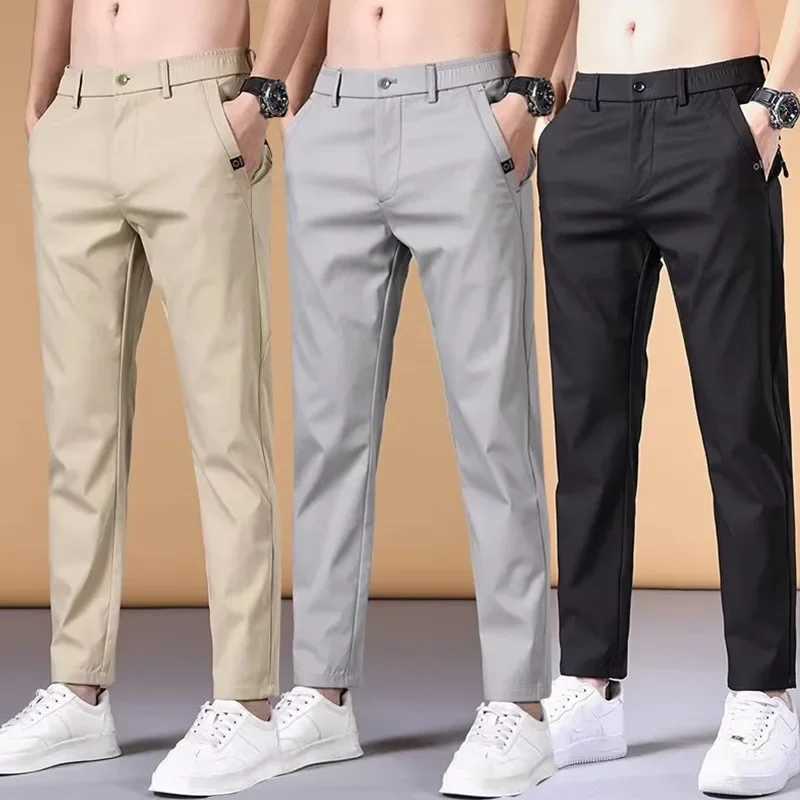 Fashion Mens Pants Summer Suit Casual Pants Korean Mens Pants Joggers Men Streetwear Casual Sports W250225
