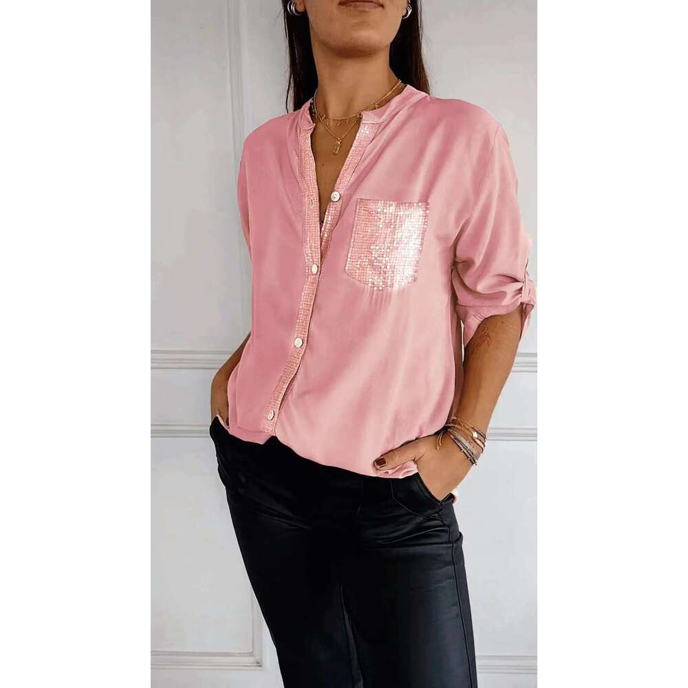 European And American Versatile Fashionable Commuting Shirt