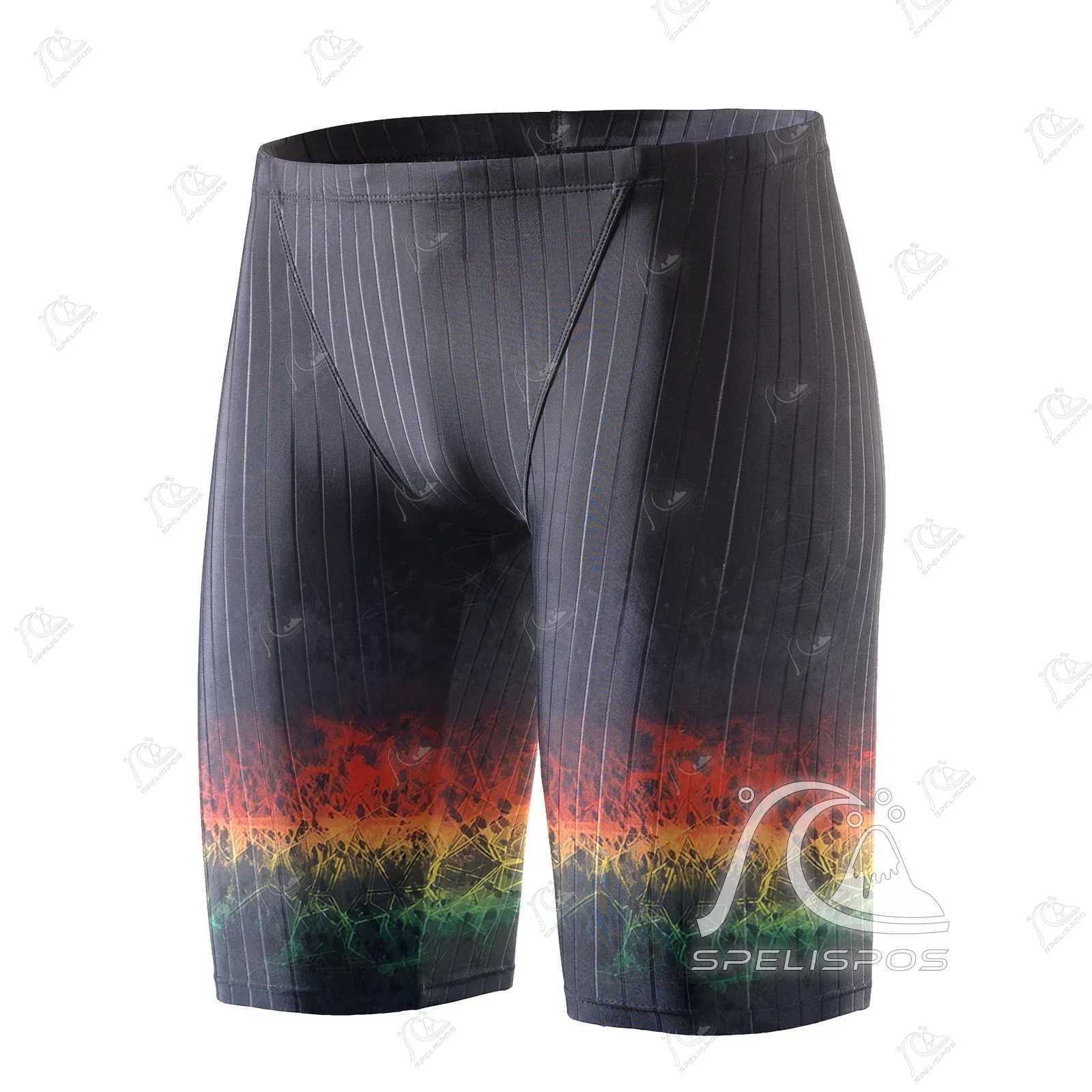 Summer Mens Swimming Shorts Tight Sports Swimming Training Swimsuit Diving Beach Surfing Quick Drying Boxing RodXJ250224