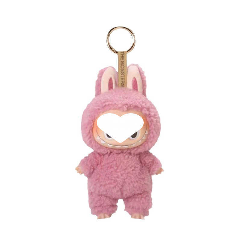 Free shipping MART Bubble Mart LABUBU Heartbeat Vinyl Face Blind Box Rubble aron Handmade