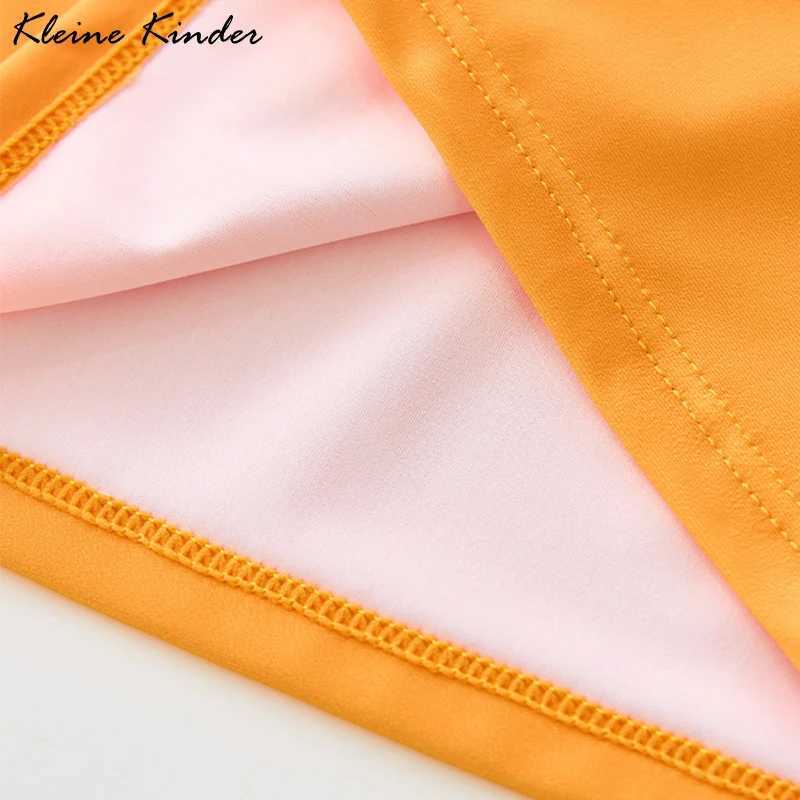 Childrens Swimsuit Orange Long Sleeve Rash Guard Kids UPF50 UV Protection Boys Beach Clothes Shark Swimming Bathing Suit Kids X250224