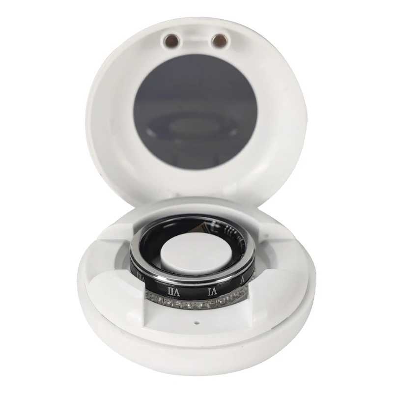 Diamond Smart Ring Lightweight 2.9g IP68 waterproof Titanium Alloy Heart Rate BO HRV Sleep Health Monitor Sport Fitness Tracker W250225