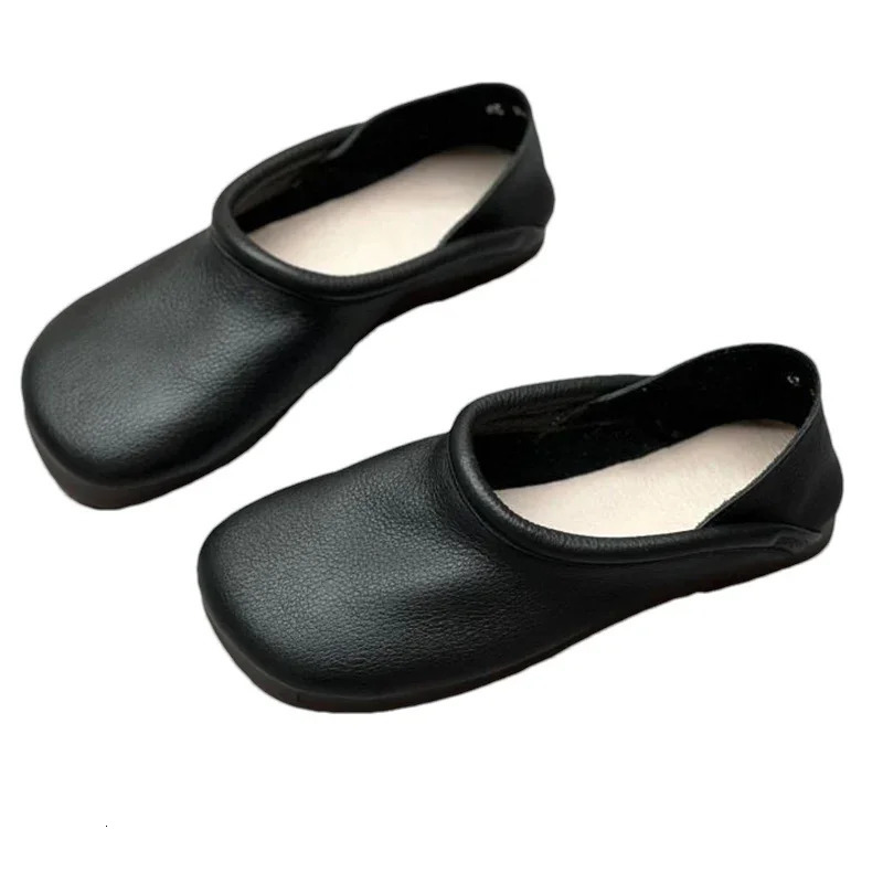 Flats Women Loafers Shoes er Leather Casual Shoes Autumn Soft Oxford Shoes 2024 Trend Walking Cozy Chaussures Femme 250224