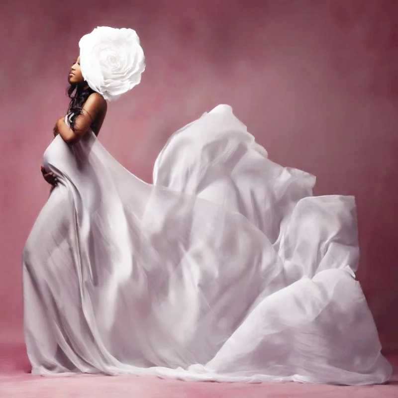Chiffon Tossing Fabric Draping Maternity Sheer Silky See Through Photo Photography Shoot Prop Drape X250224