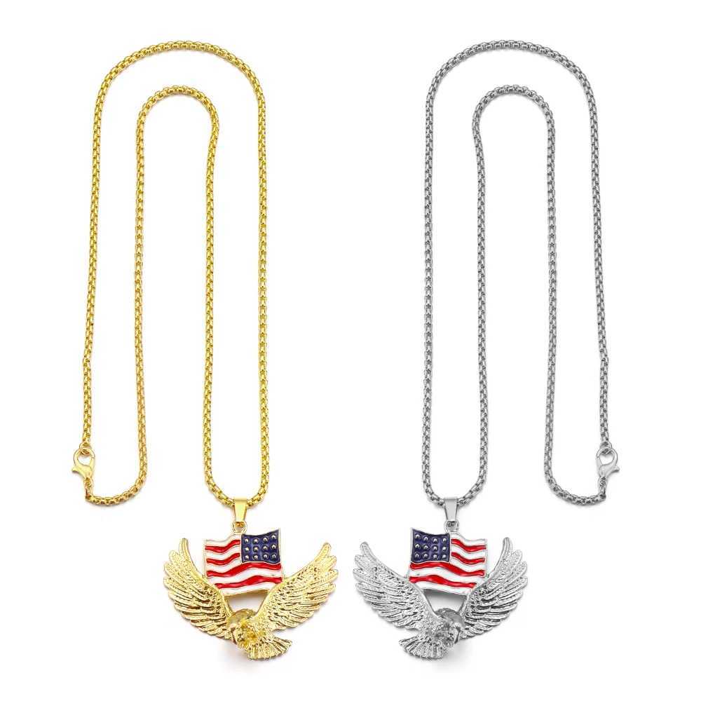 1pc Alloy Paint Flag Pendant Necklace Versatile Fashionable Style Charms Jewelry for Wen Men Luxurious Gifts X250224