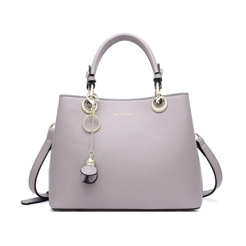 monifen 2024 Vintage Brand Genuine Leather Cowhide Casual Handbag Large Capacity Women's Bag