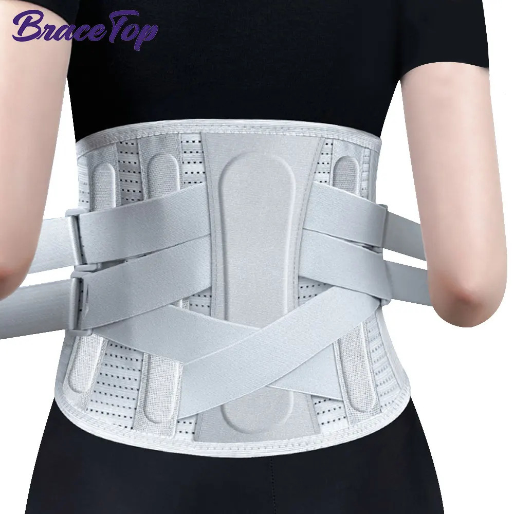 Back Brace for Lower Back with 3D Lumbar Pad Lumbar Support Belt Biomimetic Widened Back Support Bar Herniated Disc Sciatica 250224