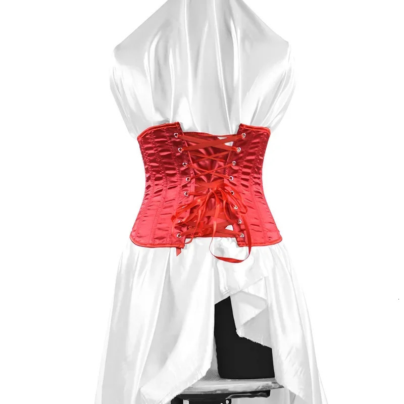 Satin Short Slimming Shaper Girdles Women Waist Trainer Corset Cummerbunds Fajas Ladies Fashion Waist Cinchers Shapewear Clothes 250224