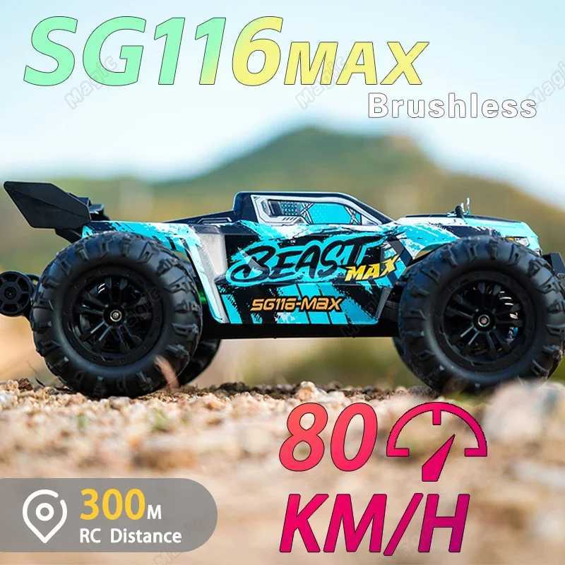 Electric/RC Car 1 16 80KM/H brushless remote control car SG116PRO/MAX four-wheel drive professional off-road drift car remote control toyY250225D3E9