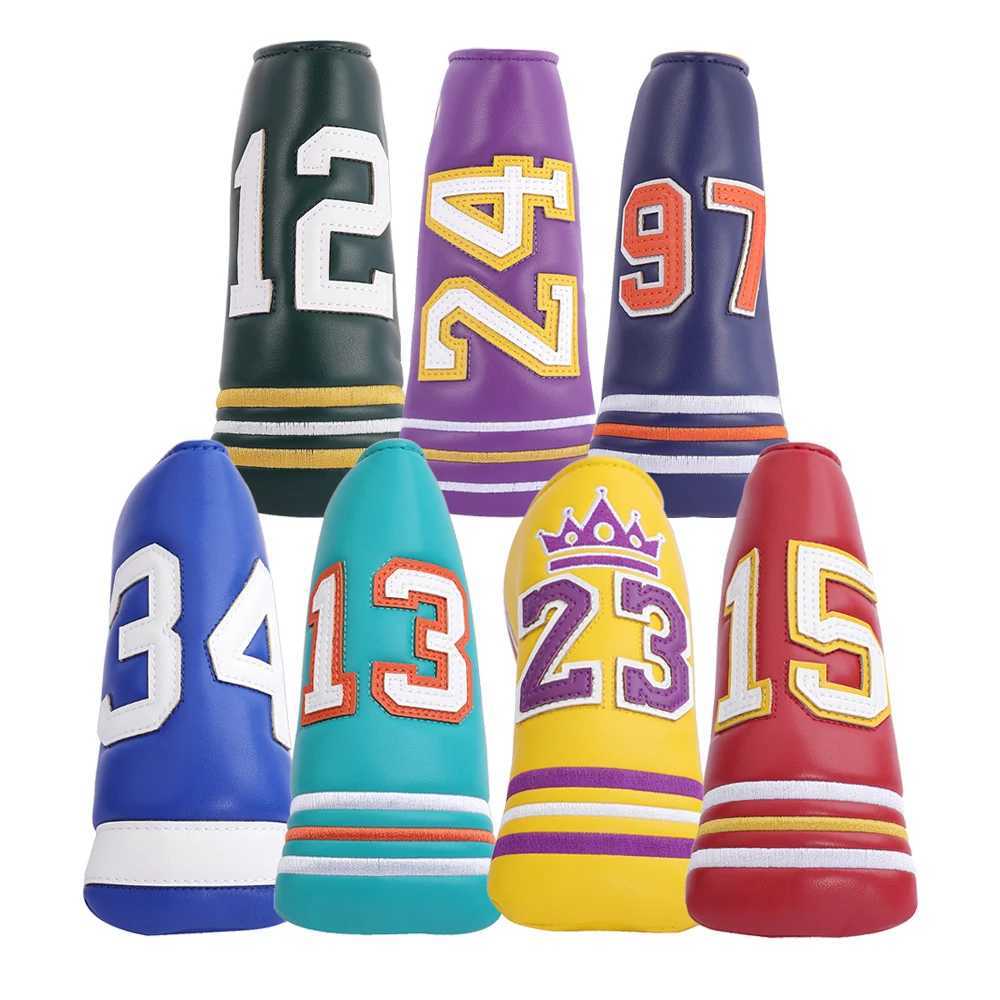 Other Golf Products PU Leather Many Kinds of Jersey Design Available Options Strong Magnetic Closure Golf Blade Putter Head Cover S25225