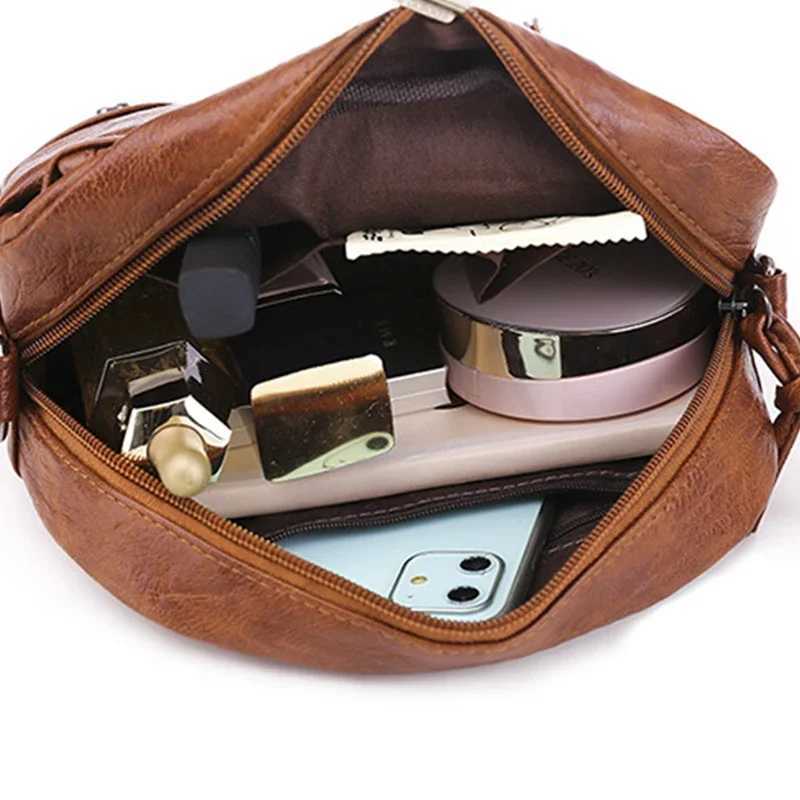 Popular Vintage Simple Women Shoulder Bags Small Handbag Crossbody Phone Purse Pack Soft PU Leather Square Messenger Z250225