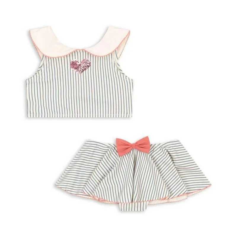New 2025 Summer KS Childrens Swimsuit Set Cute Printed Swimsuit for Girls Childrens Fashion Set X250224