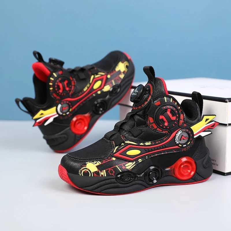 2025 Boys Basketball Shoes - Non-Slip Breathable Sneakers for Kids Trendy Running Sports Shoes for Big Boy W250225