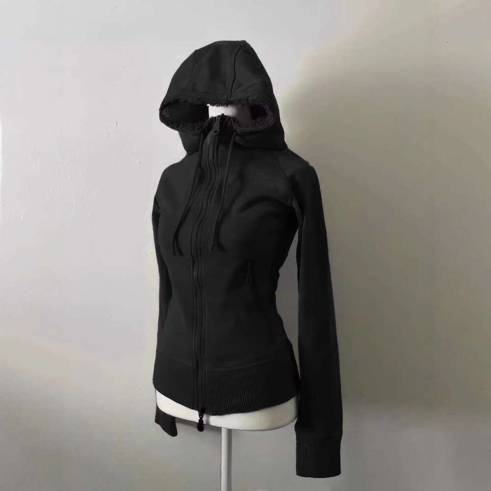 American Vintage Velvet Slimming Zipper for Women Winter Versatile Casual Hoodie