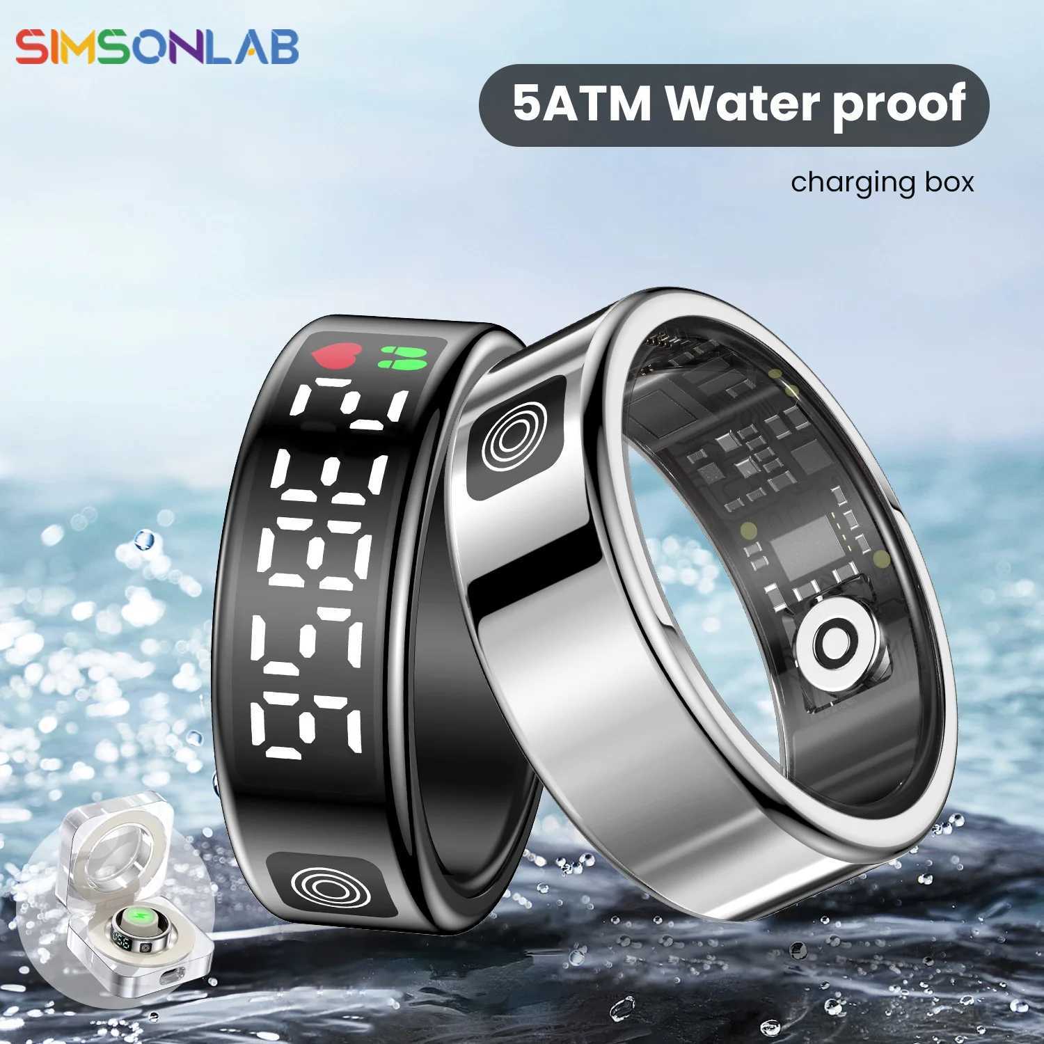 New High Performance Smart Ring With 5ATM Waterproof Gesture Operated Camera Video Health Monitoring and Durable Battery W250225