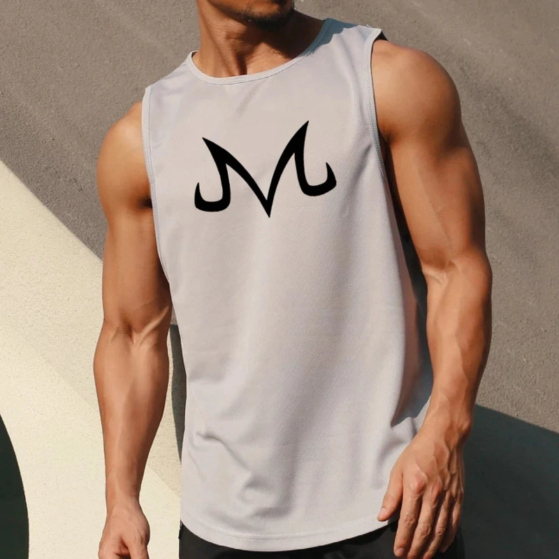 Quick Dry Bodybuilding Tank Top Men Gym Fitness Sleeveless Shirt Anime ZT Casual Stringer Singlet Vest Summer Training Clothing 250224