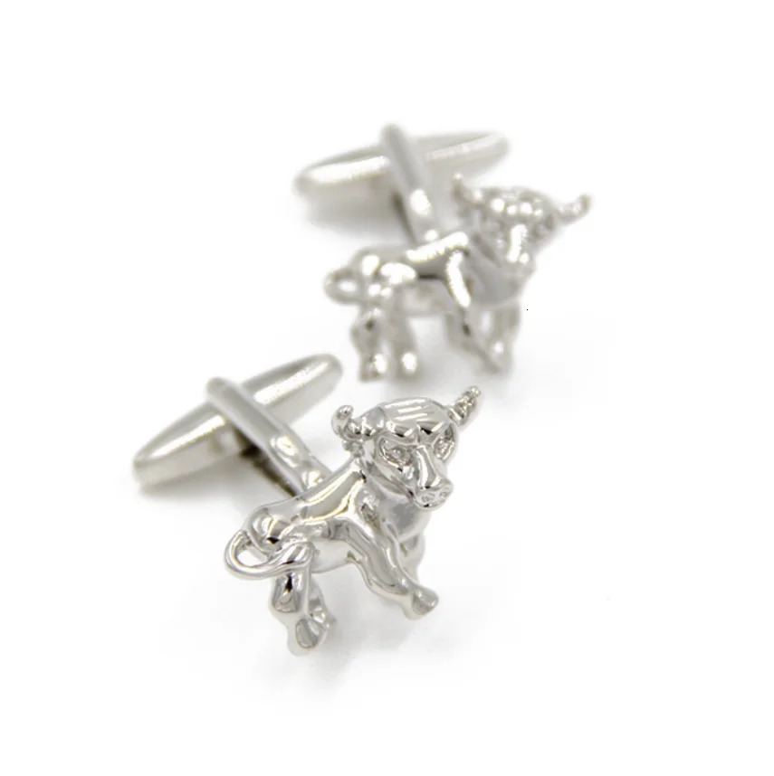 10 pairs of wild water buffalo Niu cufflinks copper plated cufflinks shirt cufflinks mens jewelry accessories 250220