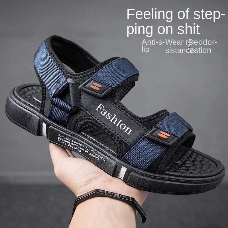 Summer Beach ren Sandals Fashion Shoes Casual Lightweight Non-slip Soft Bottom Comfortable Water Shoes High Quality 250224