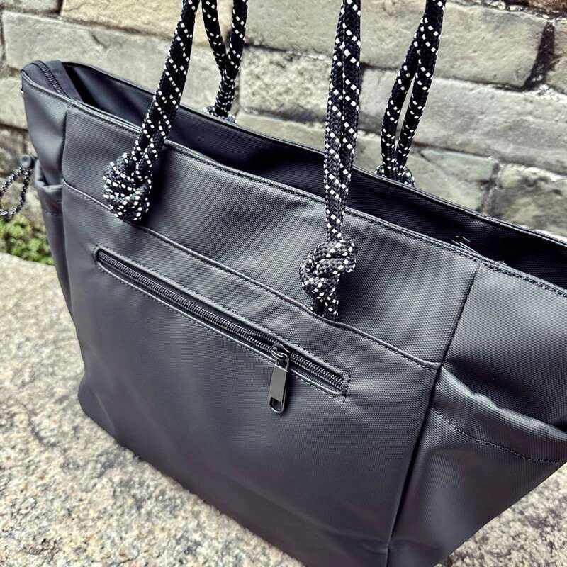 Preppy Style Oxford Cloth Tote Bags For Women Designer Handbag Purses 2024 New In Letter Large Capacity Underarm Shoulder