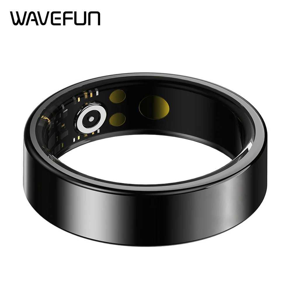 Wavefun 03 Smart Ring Health Tracker Sleep Tracking Heart Rate US Size Waterproof Fitness Tracker with Charging Box W250225