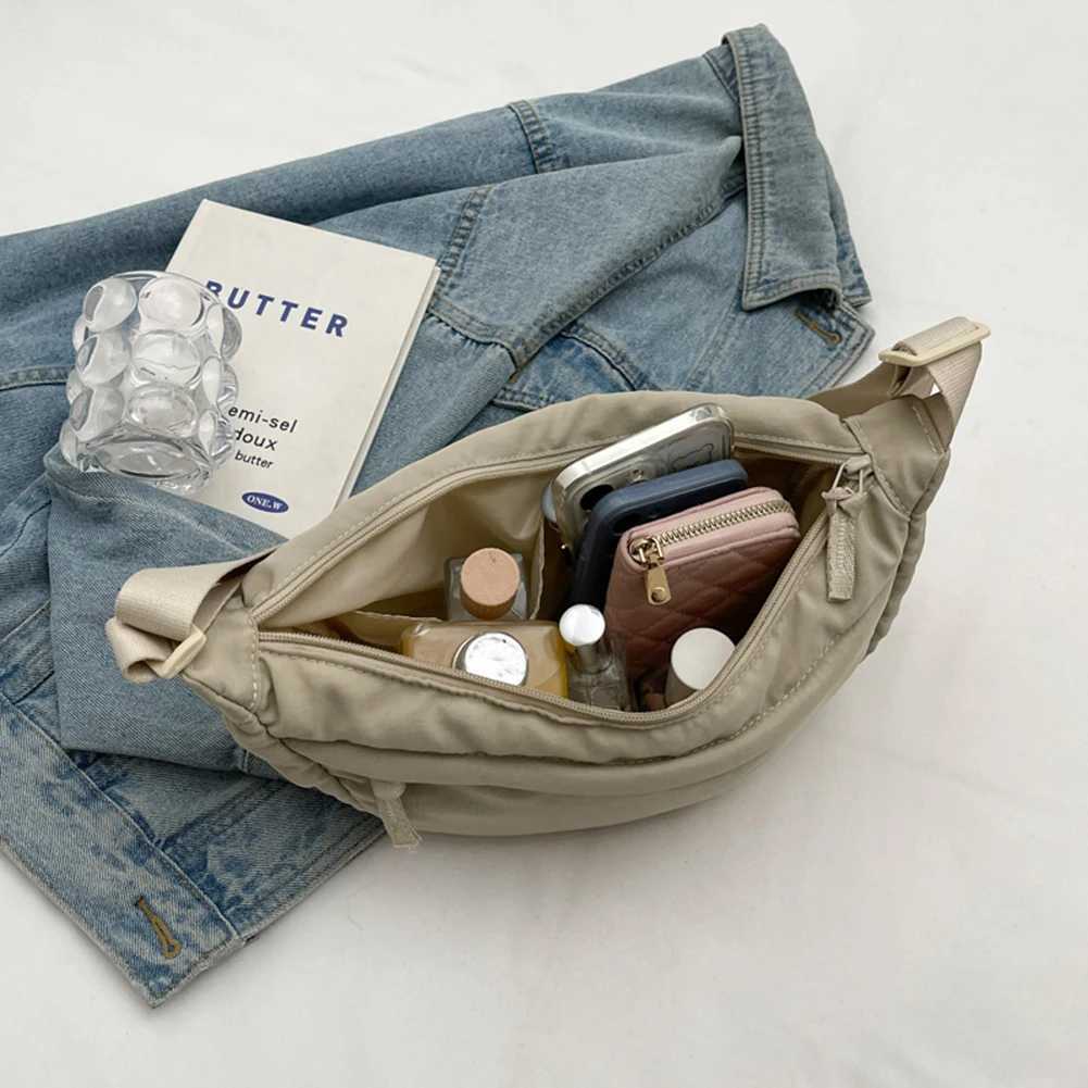 Women Dumpling Bag Crososbody Bag Fashion Crescent Bag Shopping Bag Half Moon Shape Bag for Daily Office Use Solid Color Handbag Z250225