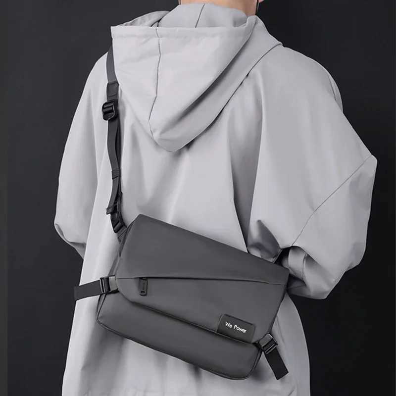 Mens Shoulder Cross Body Sling Bag Fashion Casual Multi-Capacity Military Designer Business Nylon Male Briefcase Messenger Bag Z250225