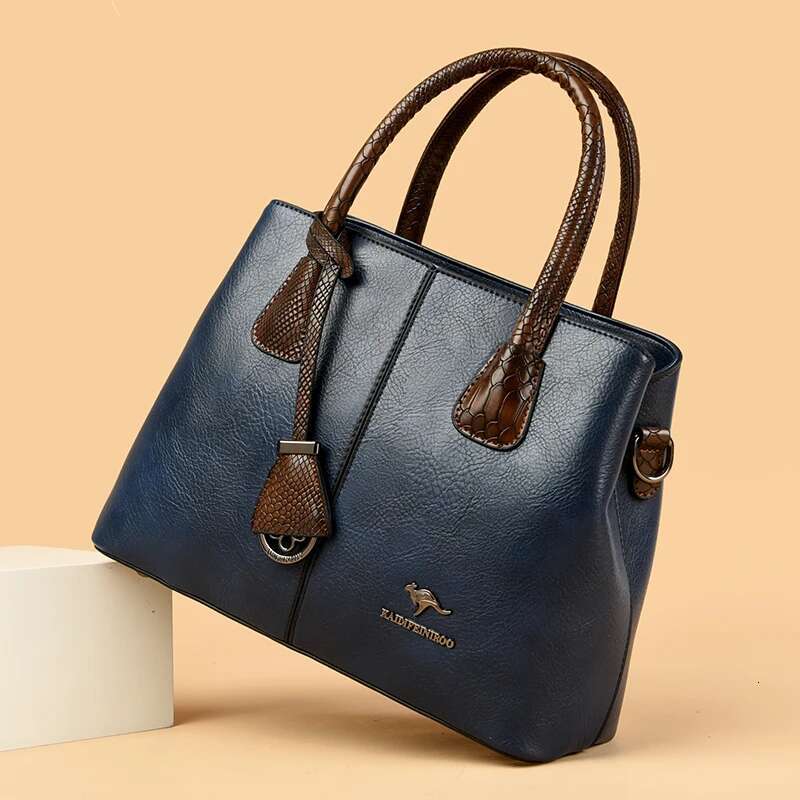3 Layers Large Capacity Womens Casual Tote Bag Leather Shoulder Handbags Bags Designer Women Crossbody Bag