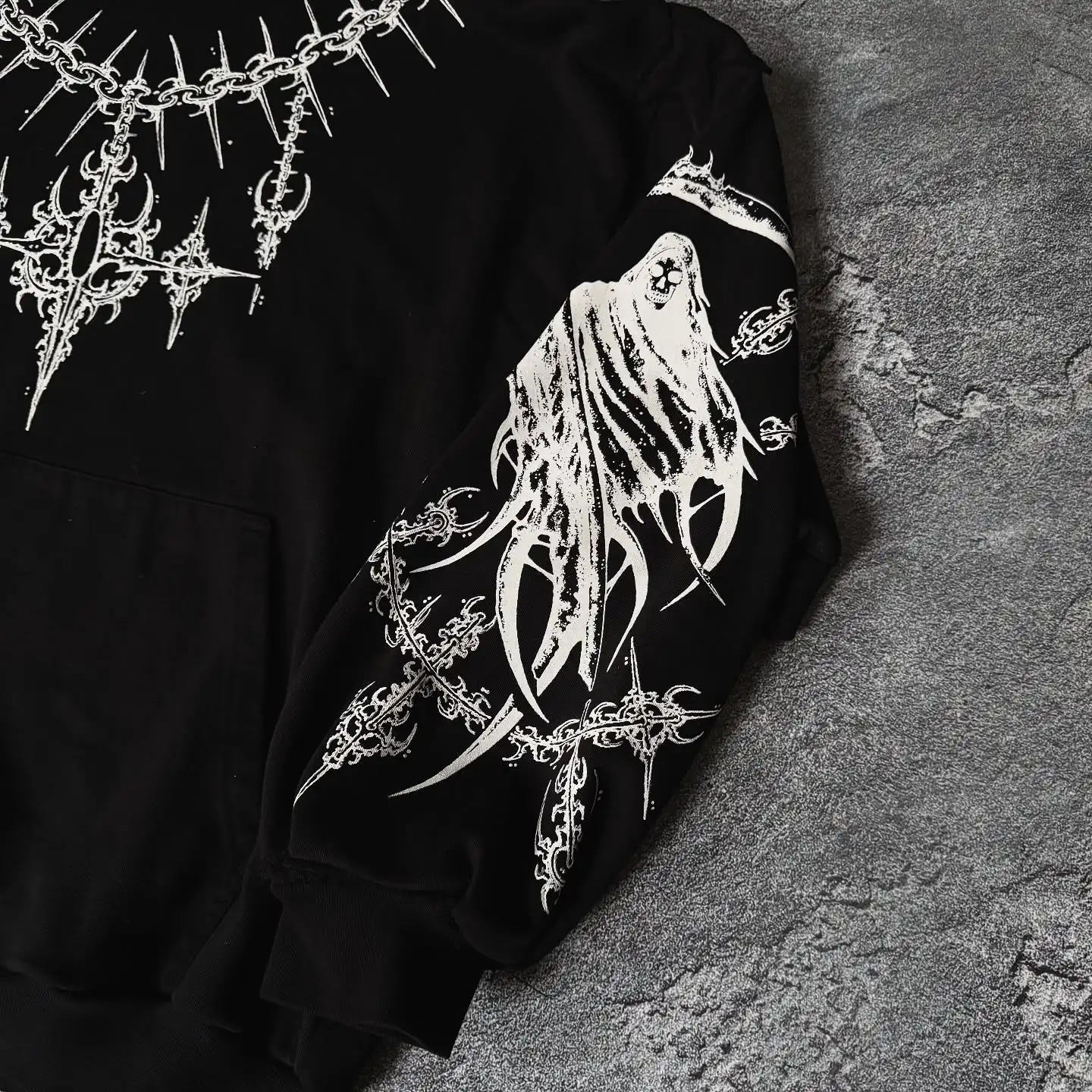 Grunge Goth Lust Oversized Hoodie Streetwear Sweatshirt Hoodies Women Tops Hip Hop Men Clothing Harajuku Y2k Clothes 250224