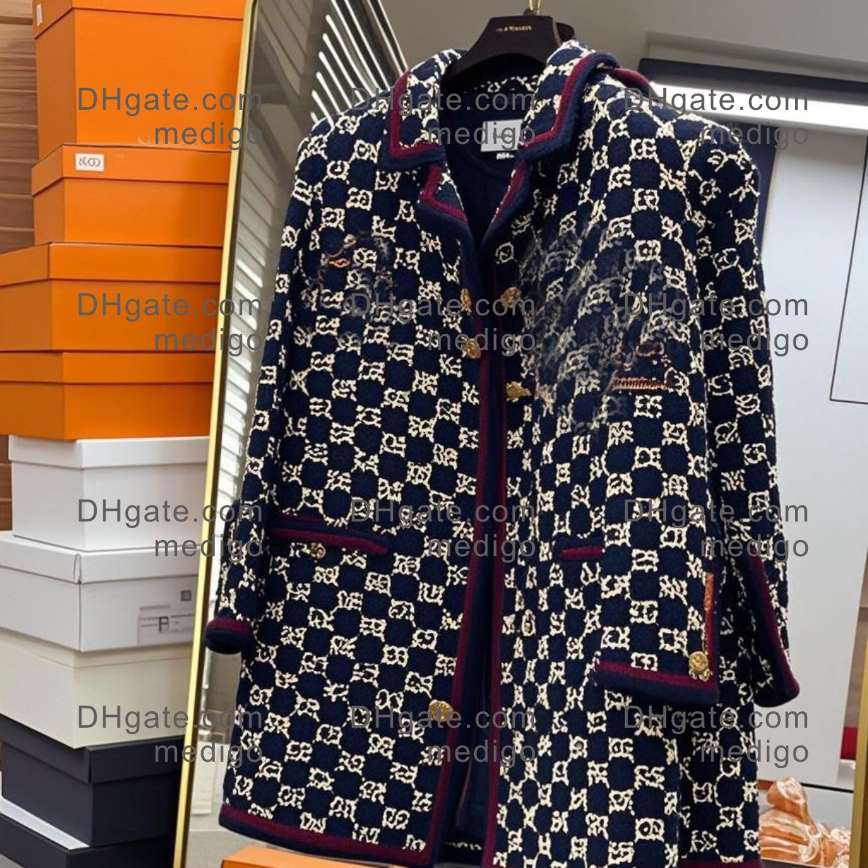 Medigo-779 Women's Suits & Blazers jacket coat styleinspo Spring New inspired fashions boutique Suit Pocket Decoration Cloth Button classic lette