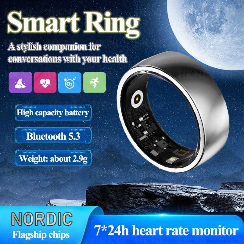 2025 Smart Ring Men Women Multi Sports Modes Body Temperature Health and Sleep Monitor steel Sport Ring For Xiaomi Samsung Phone W250225