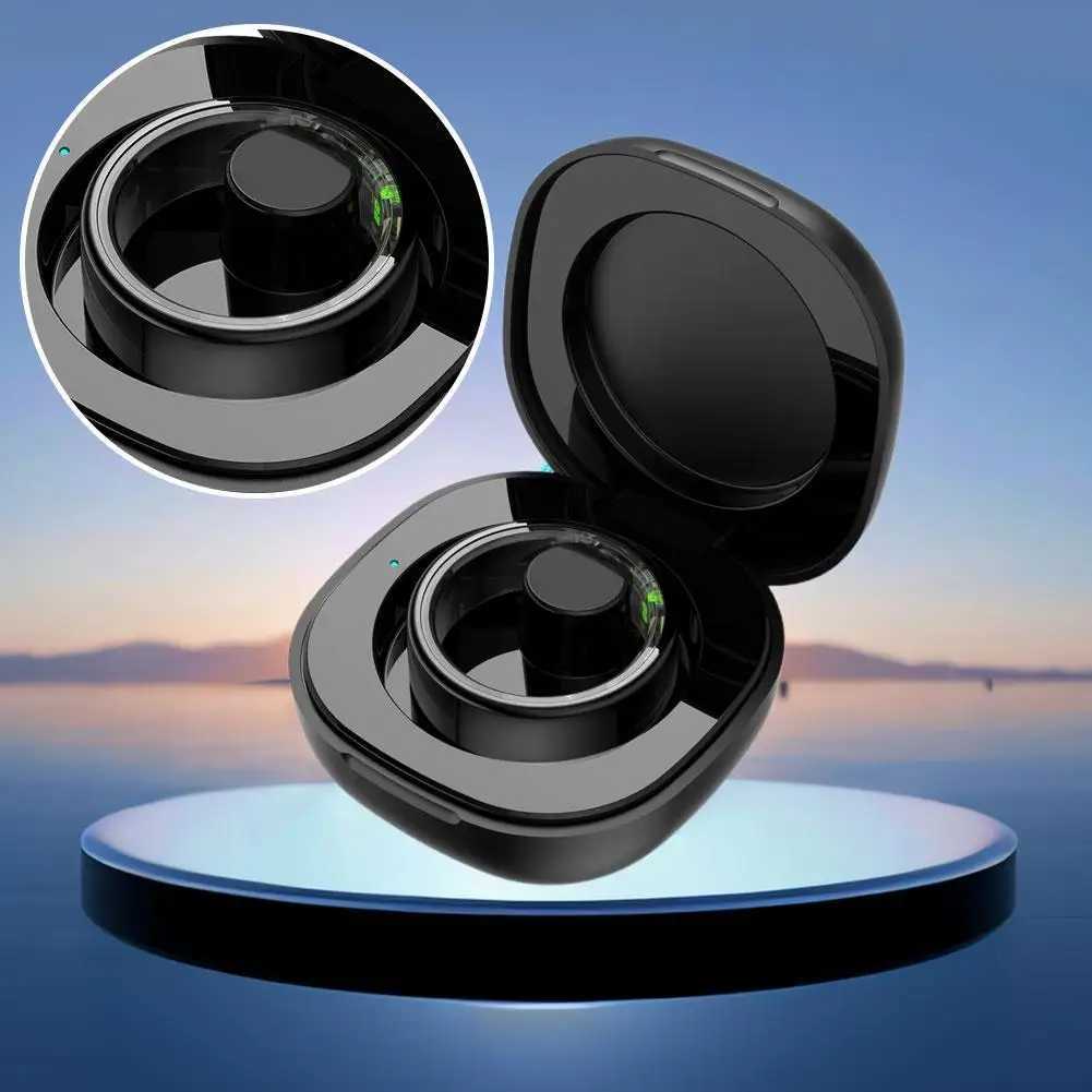 Portable Charging Case 200mah Charger Case with Charging Cable Smart Ring Charging Compartment For R02 Smart Ring Compartment W250225