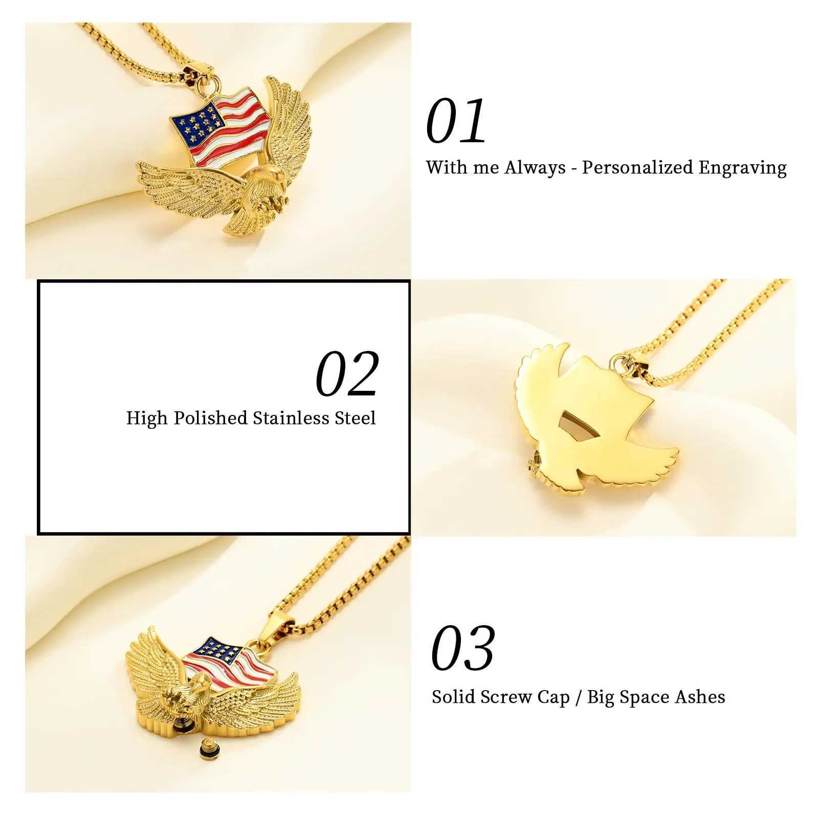 Urn necklace made of ashes stainless steel Cremation jewelry commemorative pendant human pet funeral Keepsake gift X250224