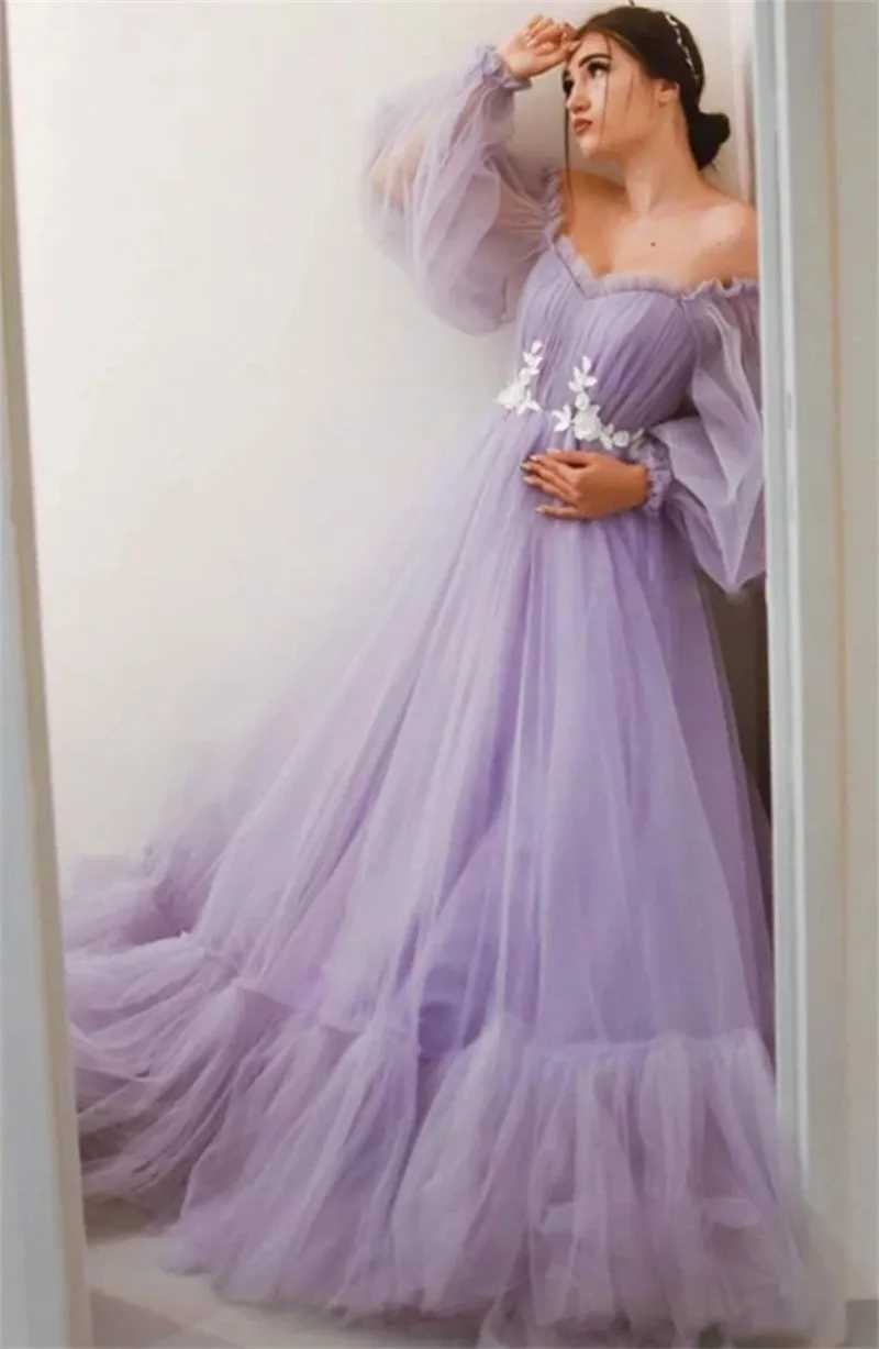 Maternity Dresses For Baby Showers Sexy Long Tulle Pregnant Women Photography Shoot Party Wedding Pregnancy Maxi Gown Photo Prop X250224