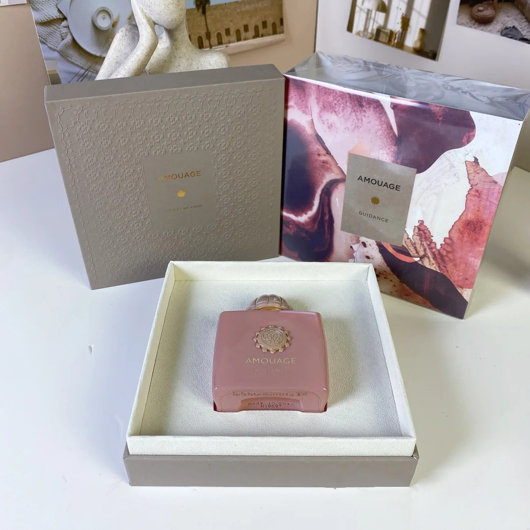 Amouage Guidance Perfume 100Ml Woman Fragrance Overture Honour Love Tuberose Eau De Long Lasting Smell Brand AM Parfum Cologne Spray Body Mist High Qu