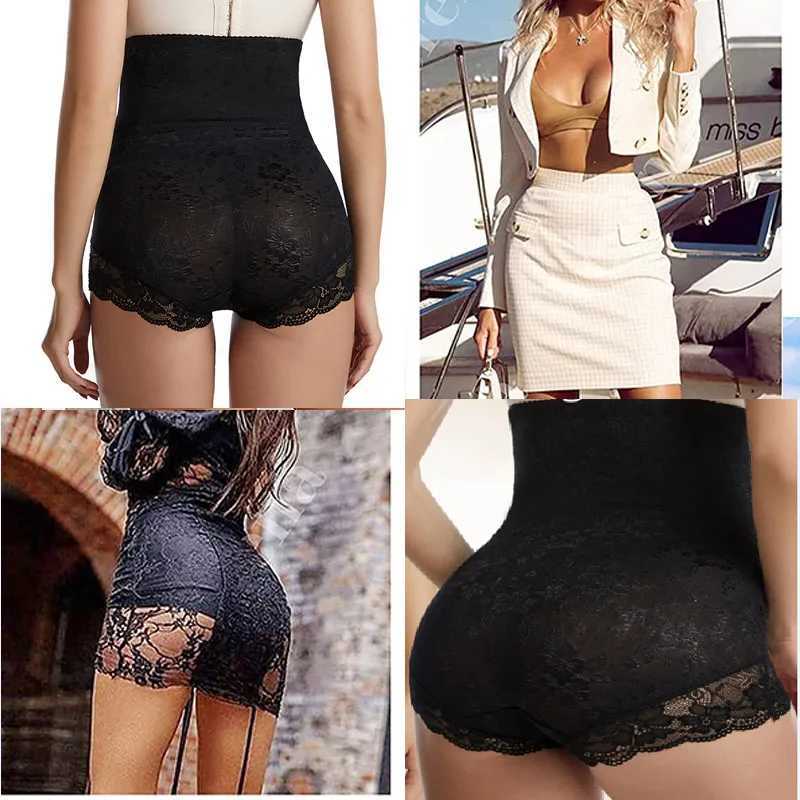 GUUDIA Tummy Control Panties Hooks Shapewear Briefs Waisted Back Take Off Easy Bathroom Body Shaper Elastic Sturdy Lace M250225
