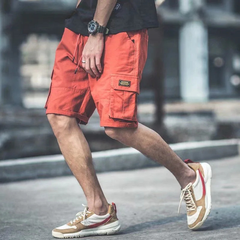 Male Short Pants Baggy Bermuda Long Loose Half Mens Cargo Shorts Black Wide Clothes Summer Comfortable Elegant Y2k Jorts 250225
