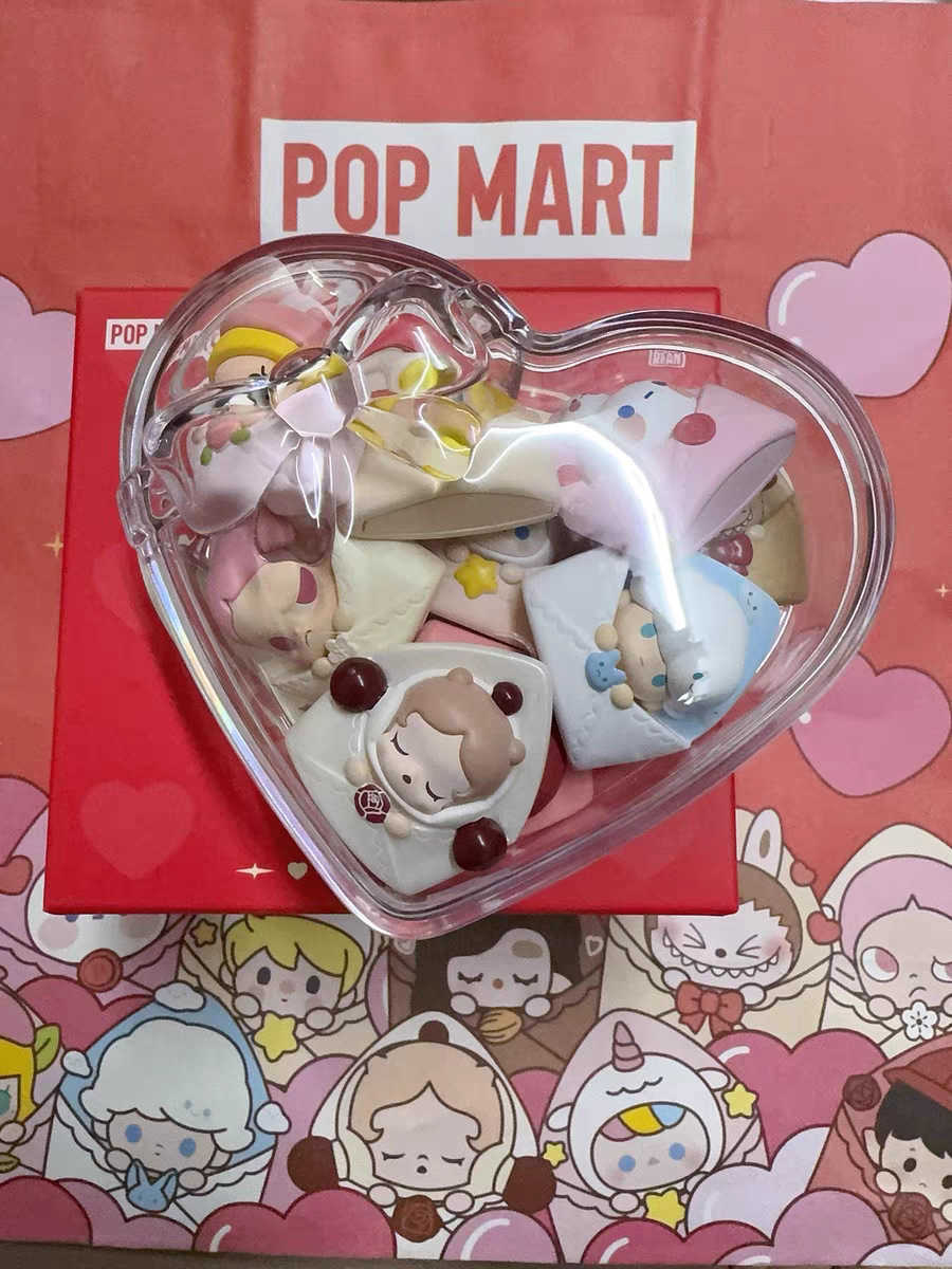 BEAN Love Letter Valentines Day Series Doll Mart Cute Grain Sitting Blind Box Free shipping Free shipping
