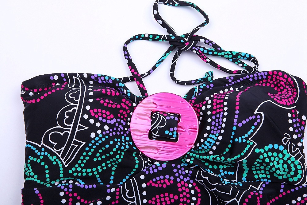 designer swimwear 2025 new quality color chubby MM plus size gathering slimming beach triangle one-piece swimsuit