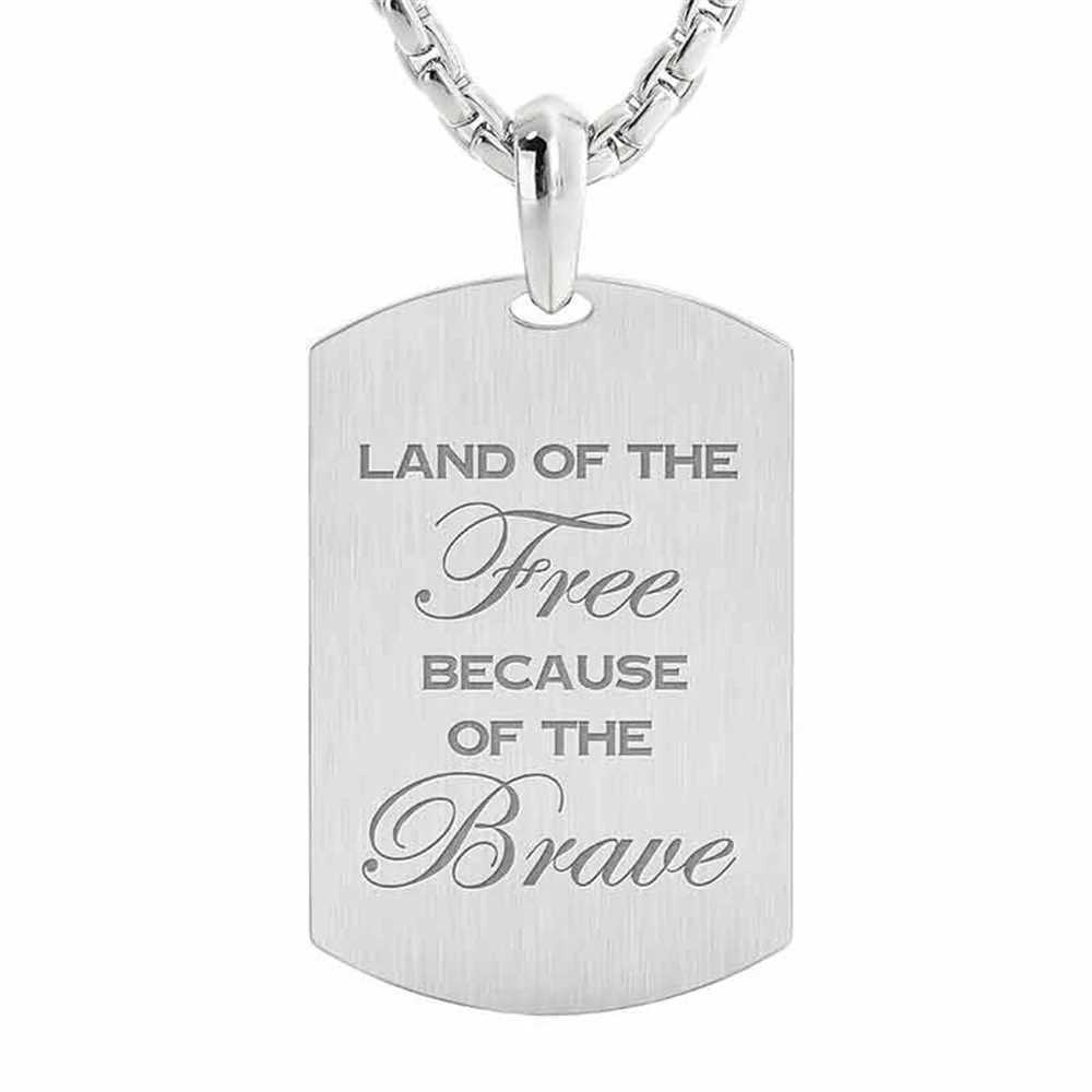 Fashionable mens dog tag pendant necklace punk exquisite mens jewelry necklace party pendant boyfriend personalized gift X250224