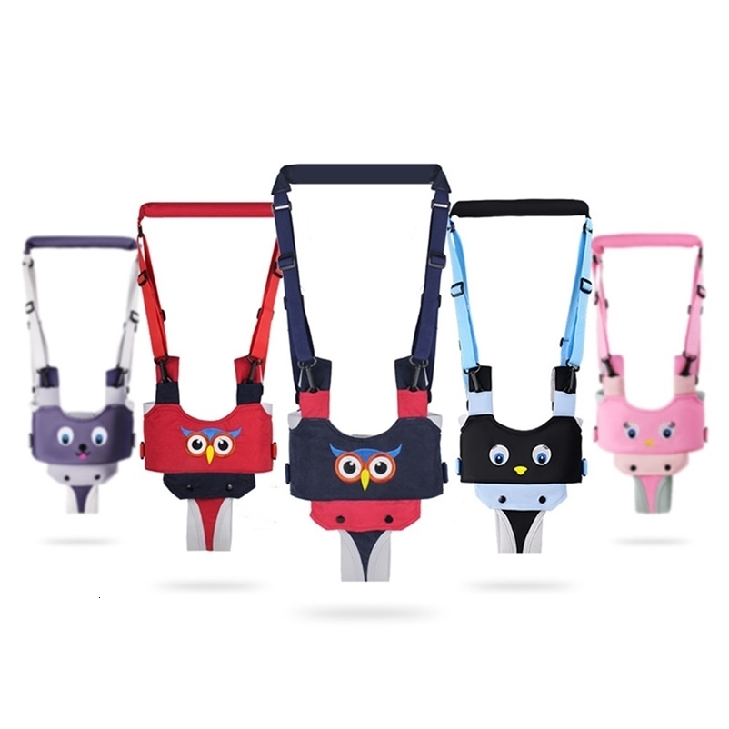 Animal Print Baby Walking Harness Sling Toddler Belt Standing Up Safety Traction Rope Artifact Help Kids Walker Products 250224
