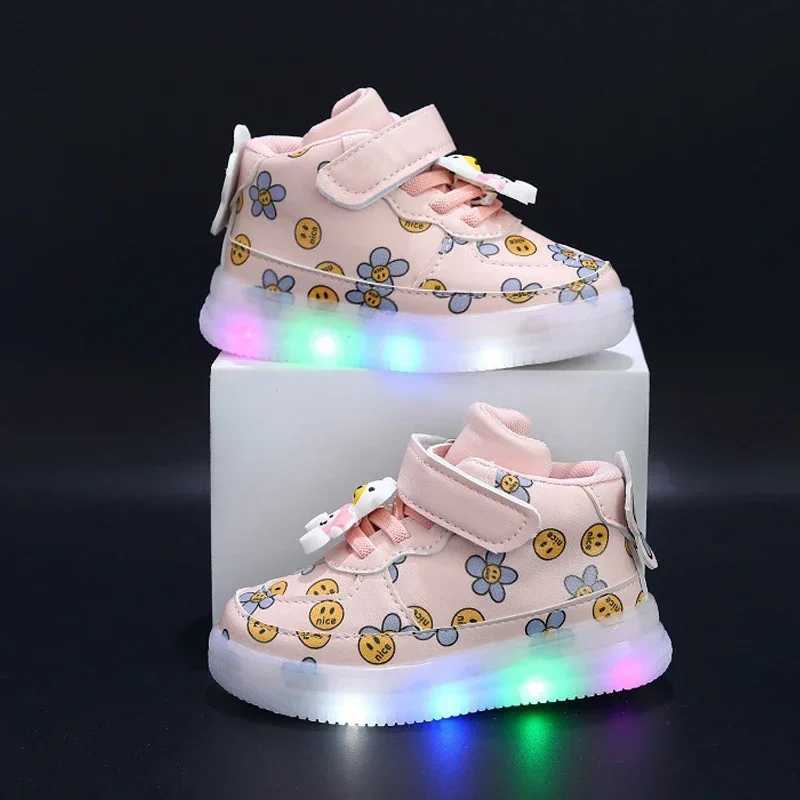 EACHIN Children Lighted Sneakers Baby Girls Spring Autumn New Walking Shoes Boys Fashion Sport Running Sneaker Kids Casual Flats W250225