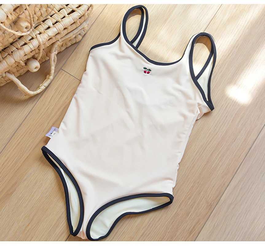 Instagrams New Womens Swimsuit Childrens Swimsuit Fashionable Navy Style Bikini Sweet Swimsuit Jumpsuit X250224