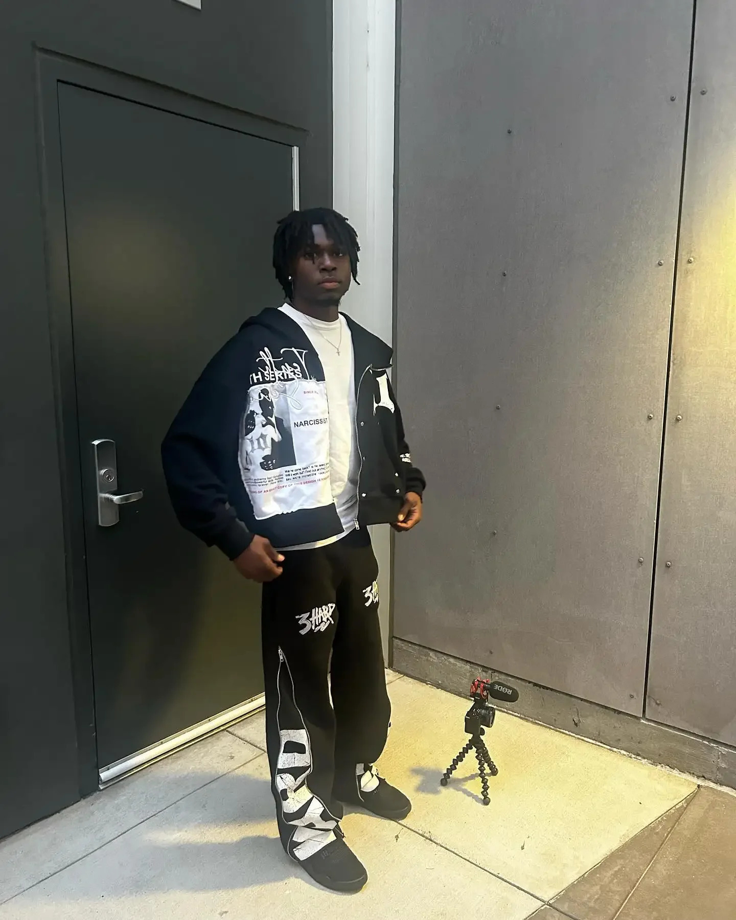 NARCISSIST Street Hoodie Vintage Fashion Patch Zipper Hoodie Y2k Harajuku Niche Hip-hop Gothic Jacket Mens Clothing 250225