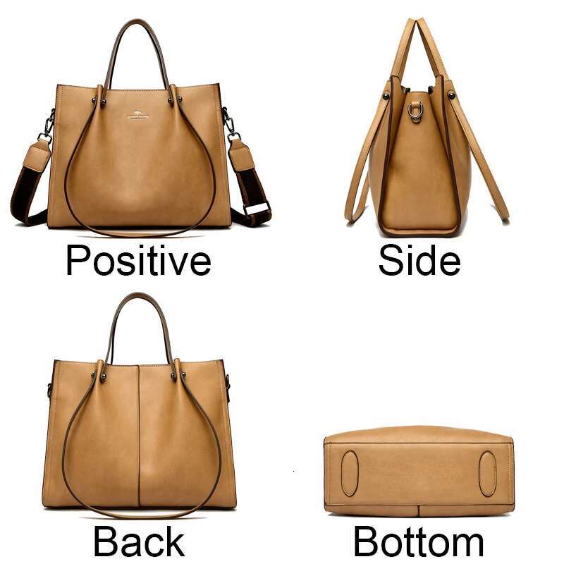 Three Layer Handbags 100% Genuine Tote Crossbody Shoulder Bags For Women New Style4 New Soft Leather Casual Bag Sac