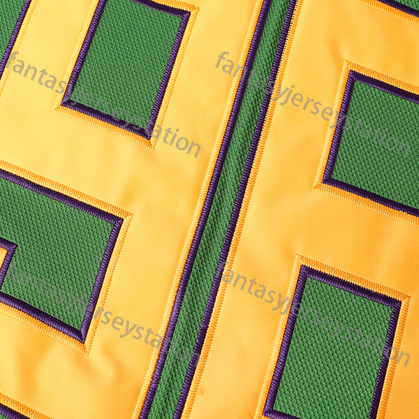 Men's Ice Hockey Jersey, Breathable Fancy Duck & Number 96 Green Embroidery Sports Uniform For Training & Competition