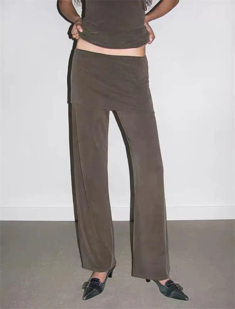 WOOL Spain Versatile Smooth and Comfortable Multi Color Strap Elastic Hanging Neck V-neck Tank Top for Women 250224