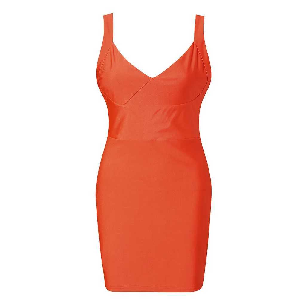 Womens plus size holiday style sexy solid sleeveless mini dress sexy party club dressXJ250224