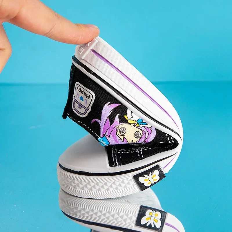 Spring Autumn Childrens Casual Shoes Breathable Low-top Kids Canvas Shoes Boys Girls Student Outdoor School Flat Sneakers New X250224